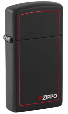 Slim® Siyah Mat, Kırmızı Kenarlı