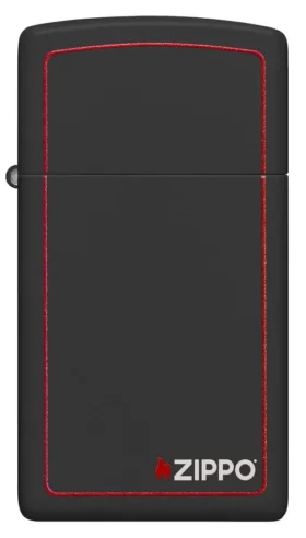 Slim® Siyah Mat, Kırmızı Kenarlı
