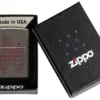 Tipografik zippo alev sanatı tasarımı